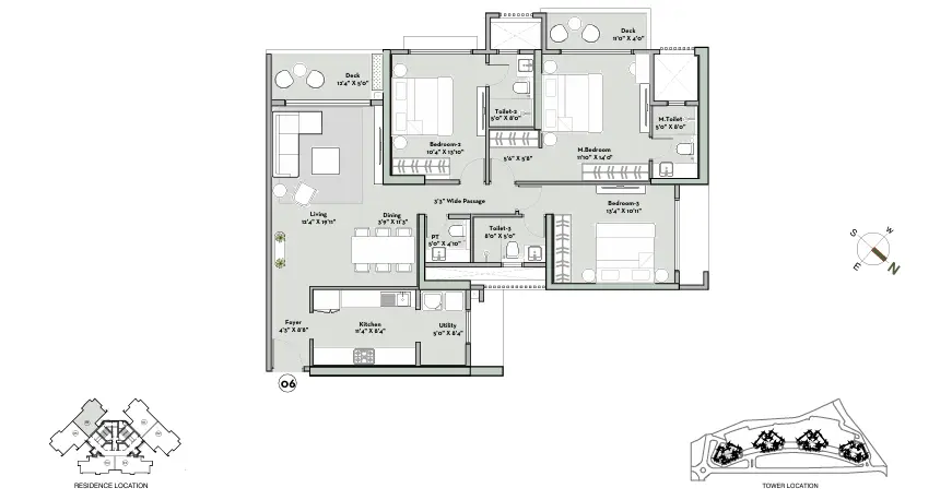 3BHK Opulence